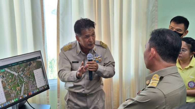 “ทต.ลำพญา” ใช้ดิจิทัลช่วยงานป้องกันภัยพิบัติ ร่วมวางแผน-พัฒนาตลาดน้ำ